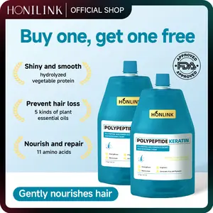 【Buy 1 get 1 free】 Honlink Polypeptide Keratin HairRestoring Cream--For Hair Repair and Growth,Anti-HairFall,HydratingSmooth,Conditioner Shampoo,CorrectiveHaircare Moisturize Smoothing summervibes