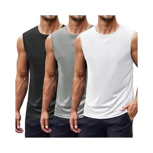 COOFANDY Mens Vests 1-3 Pack Workout Tank Top UPF 50+ Quick Dry Sleeveless Swim Shirt Gym Muscle Athletic Summer Beach T Shirts