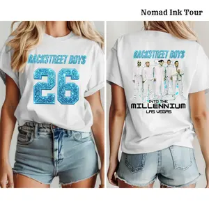 Backstreet Boys Vintage Tee, 90s Pop Music BSB Shirt, Retro Concert Graphic Tshirt, Casual Y2K Streetwear Apparel Gift