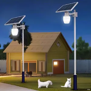 Solar lights, outdoor lights IP65 waterproof, solar wall light, solar pole light, dusk to dawn, remote control, white light, wall mounted or pole mounted