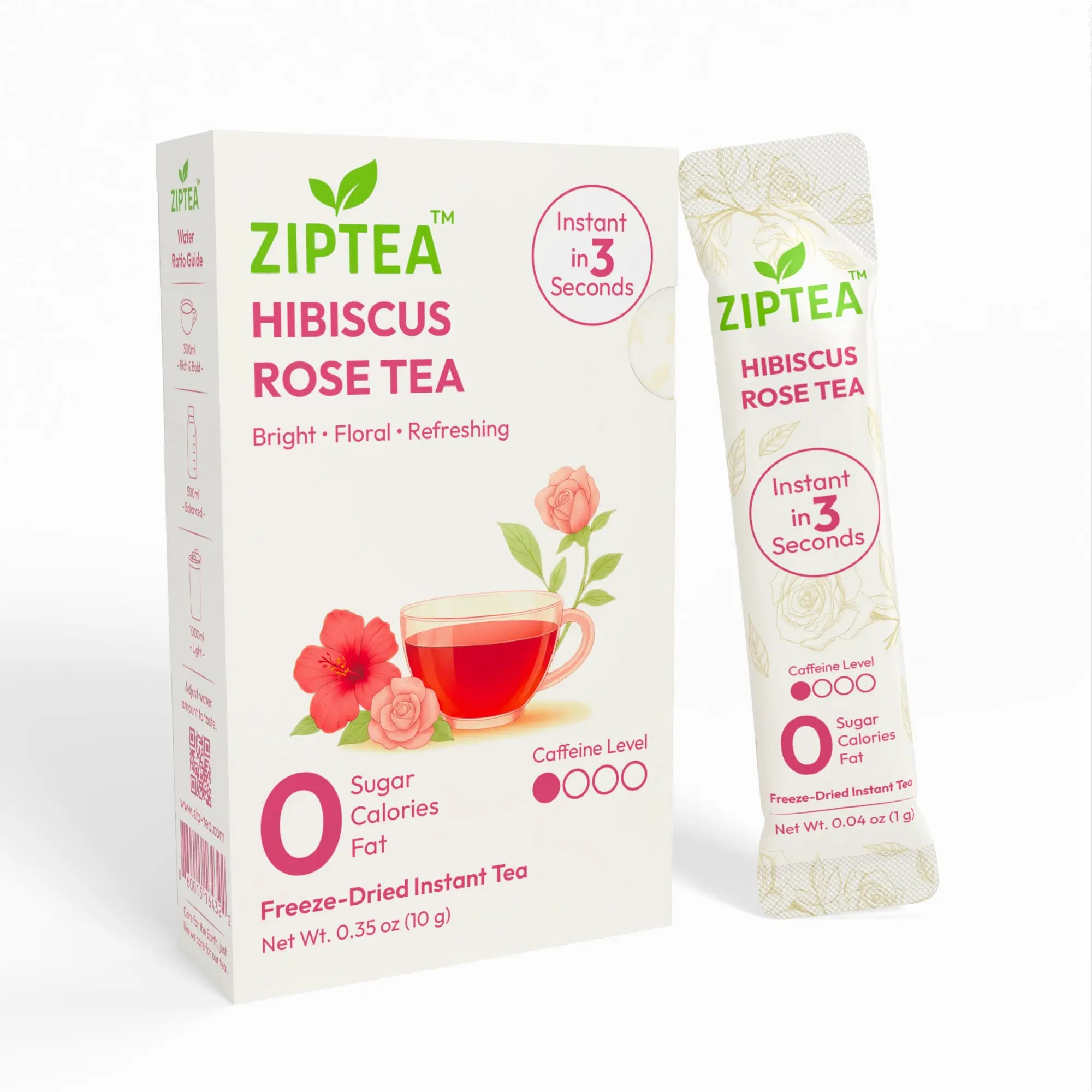 ZIP TEA Rosy Glow - Hibiscus Rose Tea