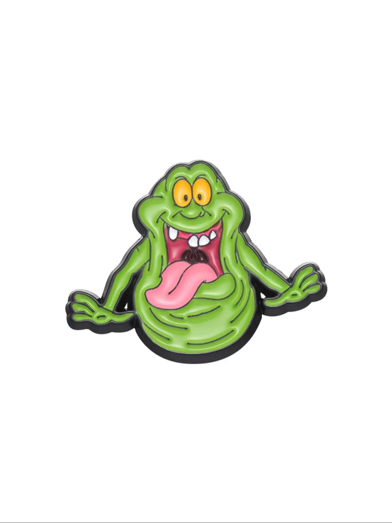 Cartoon Character Green Monster Design Alloy Brooch Pin, Cute Badge for Daily Clothing Decor, Trendy All-match & Exquisite Brooch for Birthday Gift, Fashion Accessory, Accessories