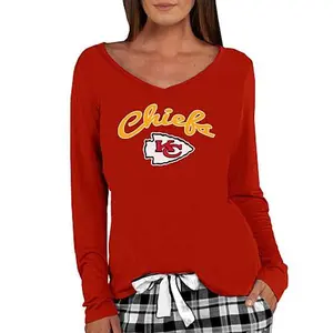Football Fan Shop Officially Licensed NFL Ladies Marathon Long-Sleeve Top - Chiefs