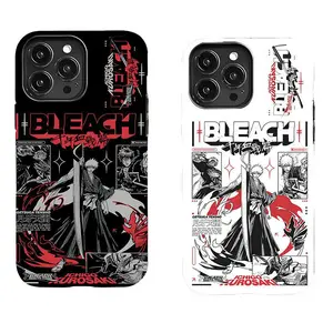 BLEACH phone case, featuring Kurosaki Ichigo and Zangetsu design. Suitable for iPhone 17-11 Pro Max/Plus and Samsung Galaxy S23-25.