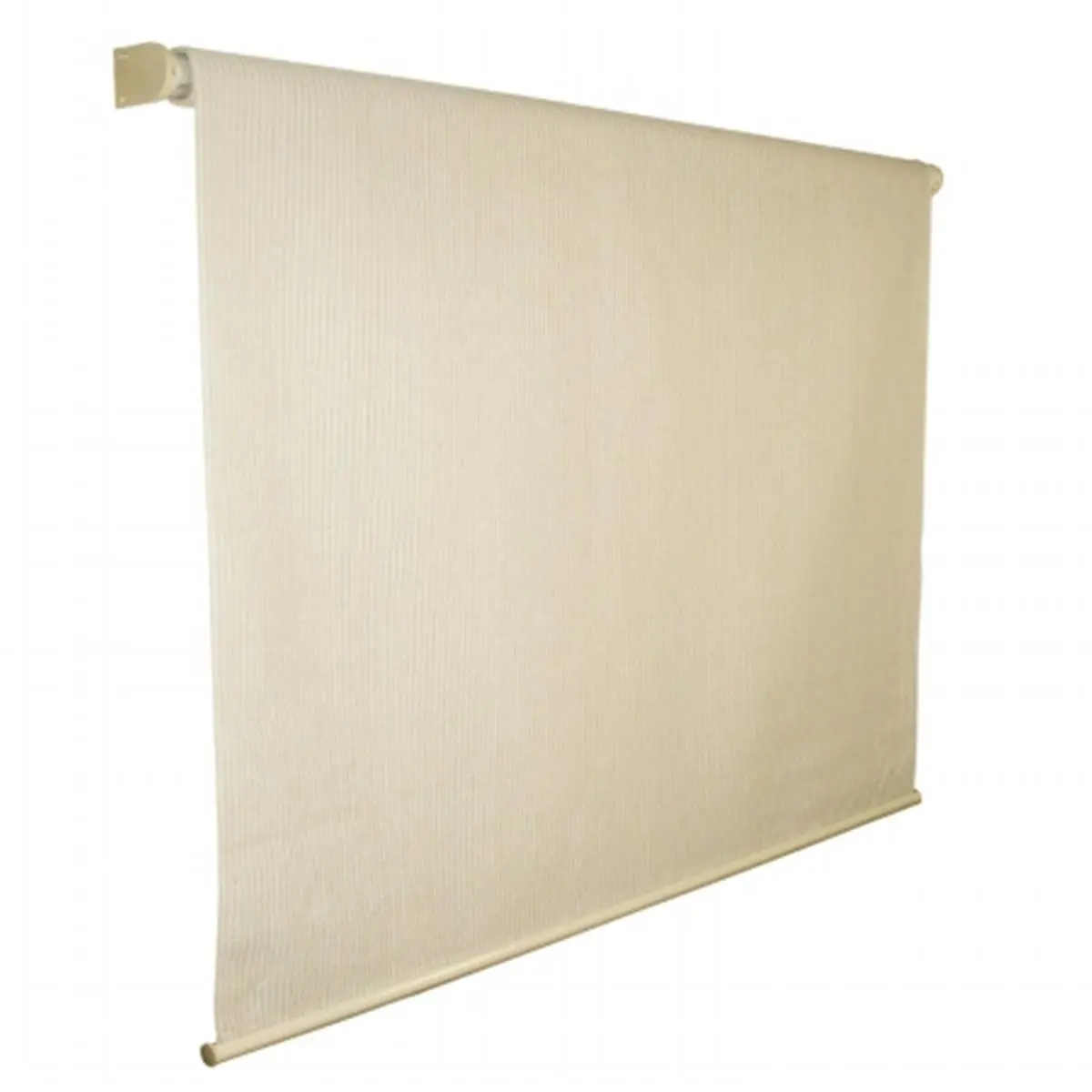Coolaroo Knitted Fabric Weatherproof Outdoor Patio Canopy-Roller Blind, 6 ft (72" x 96" x 0.2") Pebble Car Exterior Accessory, UV Blocking, Reduces Temperatures, 40% Drop, Mildew Resistant, All Seasons, Energy Cost Saving