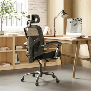 【Deal】Sweet Furniture S -  Ergonomic Office High Back Computer Chair, Reclining Office Chair with Foot Rest