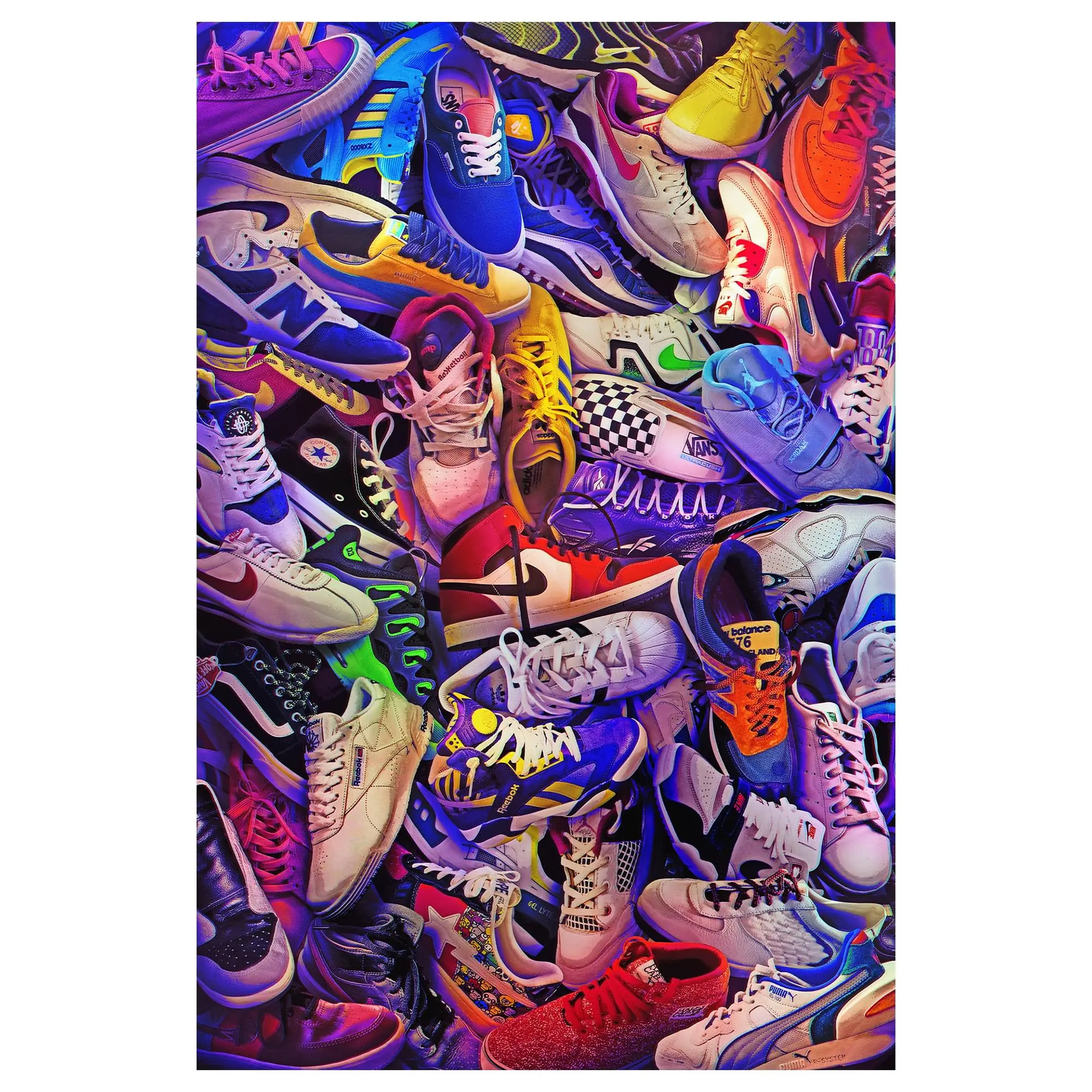 1000-Piece Sneakerheads Jigsaw Puzzle Game, Toynk Exclusive Board Game for Toys & Hobbies Enthusiasts