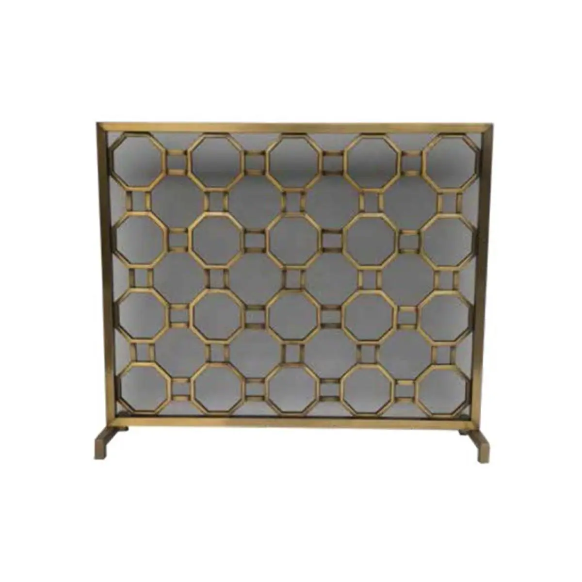 Dagan S2500EPG Geometric Round Panel Room Divider - Gold Circle Pattern, Steel Frame, 25 lbs, Assembly Required, Wall Decor, Personality-Infusing Indoor Furniture, Injects Personality, Wall Hanging