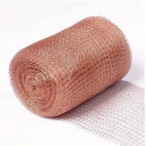 Copper Mesh (1 Roll), Anti-snail & Anti-slug Protective Plant Net, Plant Care & Support Supplies for Home Garden, Home Supplies