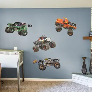 Monster Jam - RealBig Collection - Official Monster Jam - Reusable Vinyl Wall Decals
