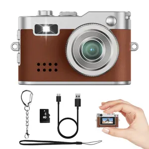 Mini Camera - 1080P Mini Retro Digital Camera - Portable Small Cameras Vintage Compact Micro Cameras - Pocket Video Recorder for Travel Study Recording   Perfect Gift for Christmas, Birthday,  toddler gift outdoorfun