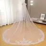 Minimalist shiny beaded wedding veil, Sparkling sequined bridal veil, Vintage cathedral veil, Single tier ivory bridal veil