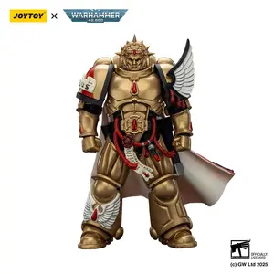 JOYTOY 1/18 Collectible Action Figure - Blood Angels Captain with Heavy Bolt Sidearm and Power Sword, JT01796, Toy Figures for Collectors, Action Figures