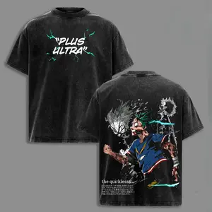 My Hero Academia T-Shirt Deku Bakugo Todoroki Anime Graphic Tee S-3XLUnisex design made of 230-gram pure cotton fabric, suitable for all seasons. Ideal for everyday wear, sports, and parties.