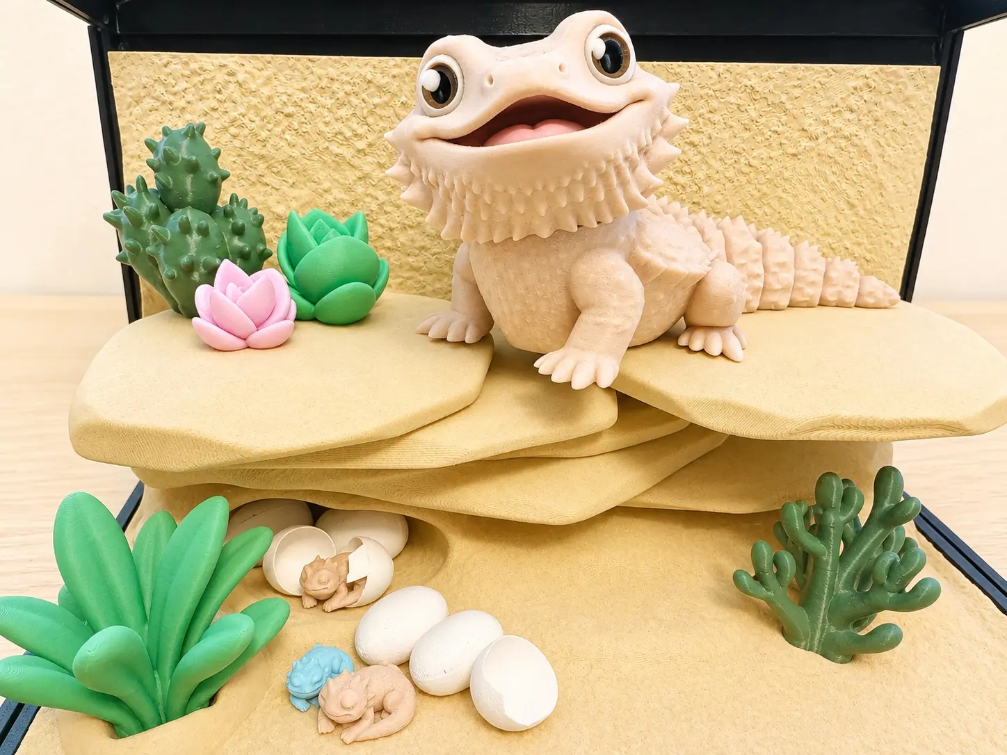 3D Printed Bearded Dragons