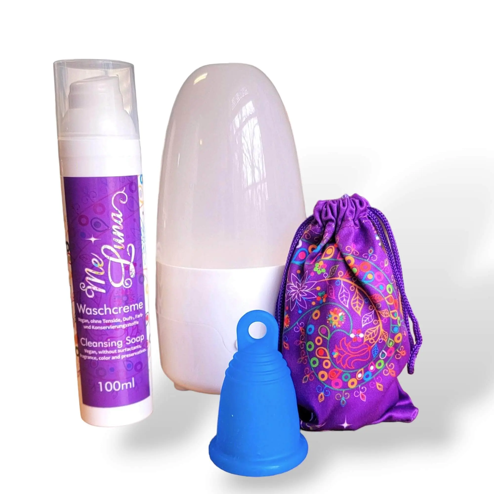 Menstrual Cup Beginner Kit with Steam Sanitizer by MeLuna