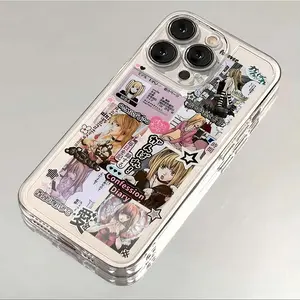 Luxury Clmj Death Note Misa Phone Case For iPhone 16 15 14 13 12 11 Mini Pro Max X XR XSMax 7 8 Plus Transparent Soft Back Cover Silicone Cellphone