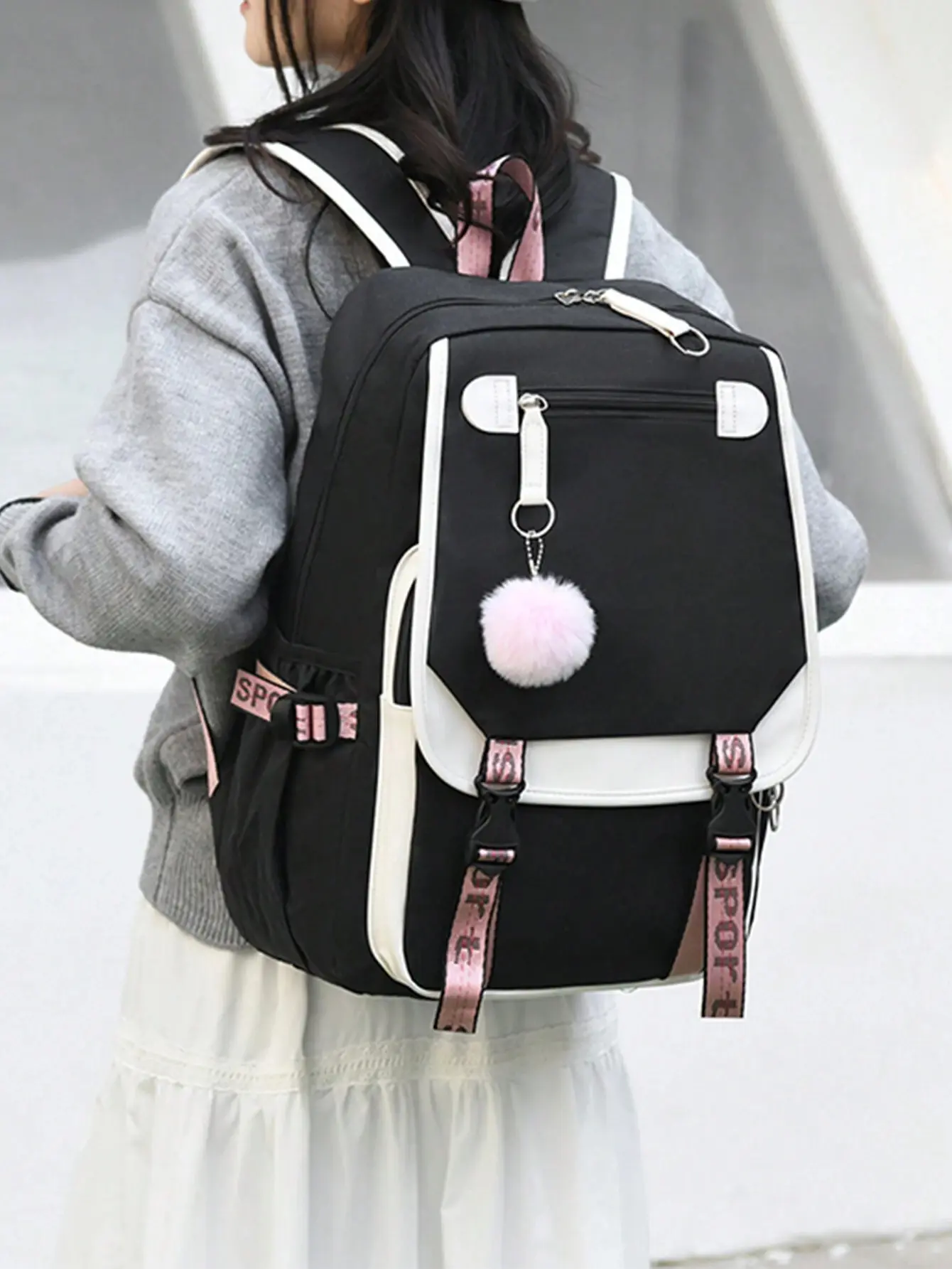 Lightweight,Portable Multifunctional Student Backpack, Travel  Graffiti Backpack, Large Capacity Shoulder Bag, For College Students, Fashionable Unisex Graffiti Shoulder Backpack School Backpack For Teen Boys And Girls Perfect For College
