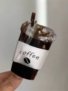 Coffee Drink Style Hair Claw Clip, Coffee Hair Clip Design, Anti-Slip Strong Hold, Suitable for Thick & Thin Hair, Fashionable Hair Accessory