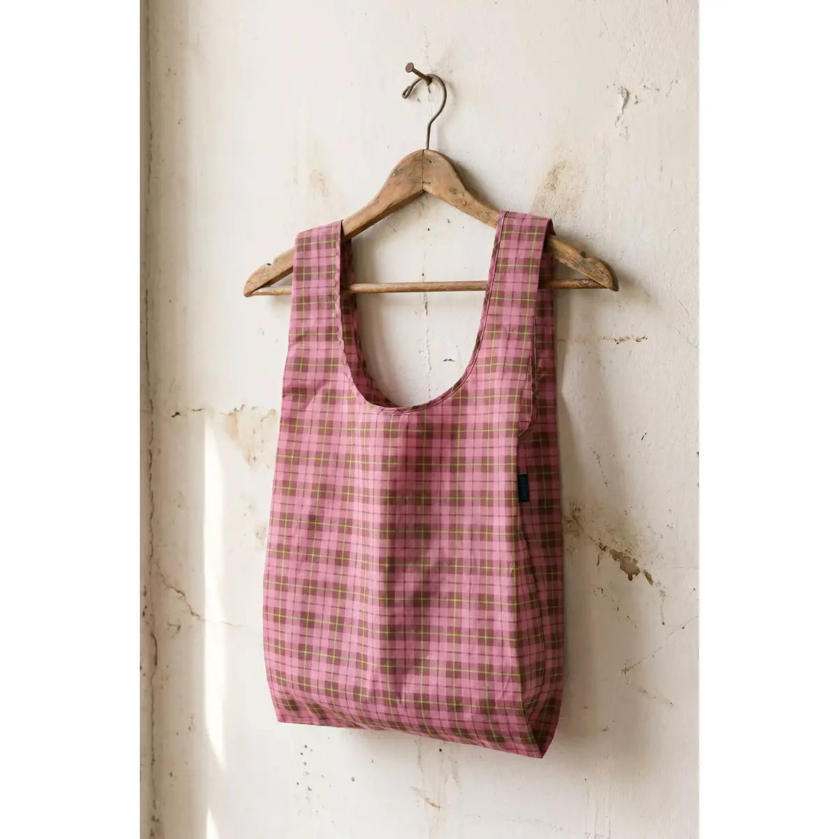 Big Baggu - Azalea Pink Tartan