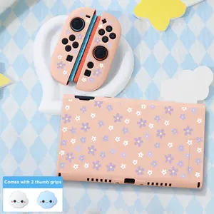 Suitable for Nintendo Switch 2 case,removable cover,TPU soft shell,comes with two thumb joystick caps,2025 new model,7-inch protective case, Console Controller Accessories, multiple colors available, for Christmas/Halloween/gifts,Console Accessory