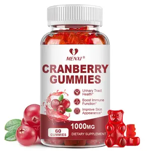 Cranberry Urinary Tract Health Gummies Dietary Supplement, for Urinary Tract Health, Bladder & Kidney Support, Helps Cleanse & Protect, Natural Flavor, Non-GMO, 60 Gummies