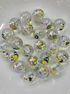 Barry Bee Acrylic Mixed Beads (15ct)