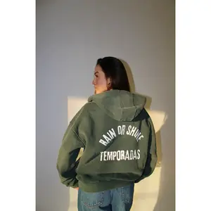 Vintage Zip Up - Green