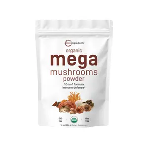 Micro Ingredients Organic Mega 10 mushroom Powder Healthcare Dietary Micro Ingredients Organic Mega 10 mushroom Powder Healthcare Dietary