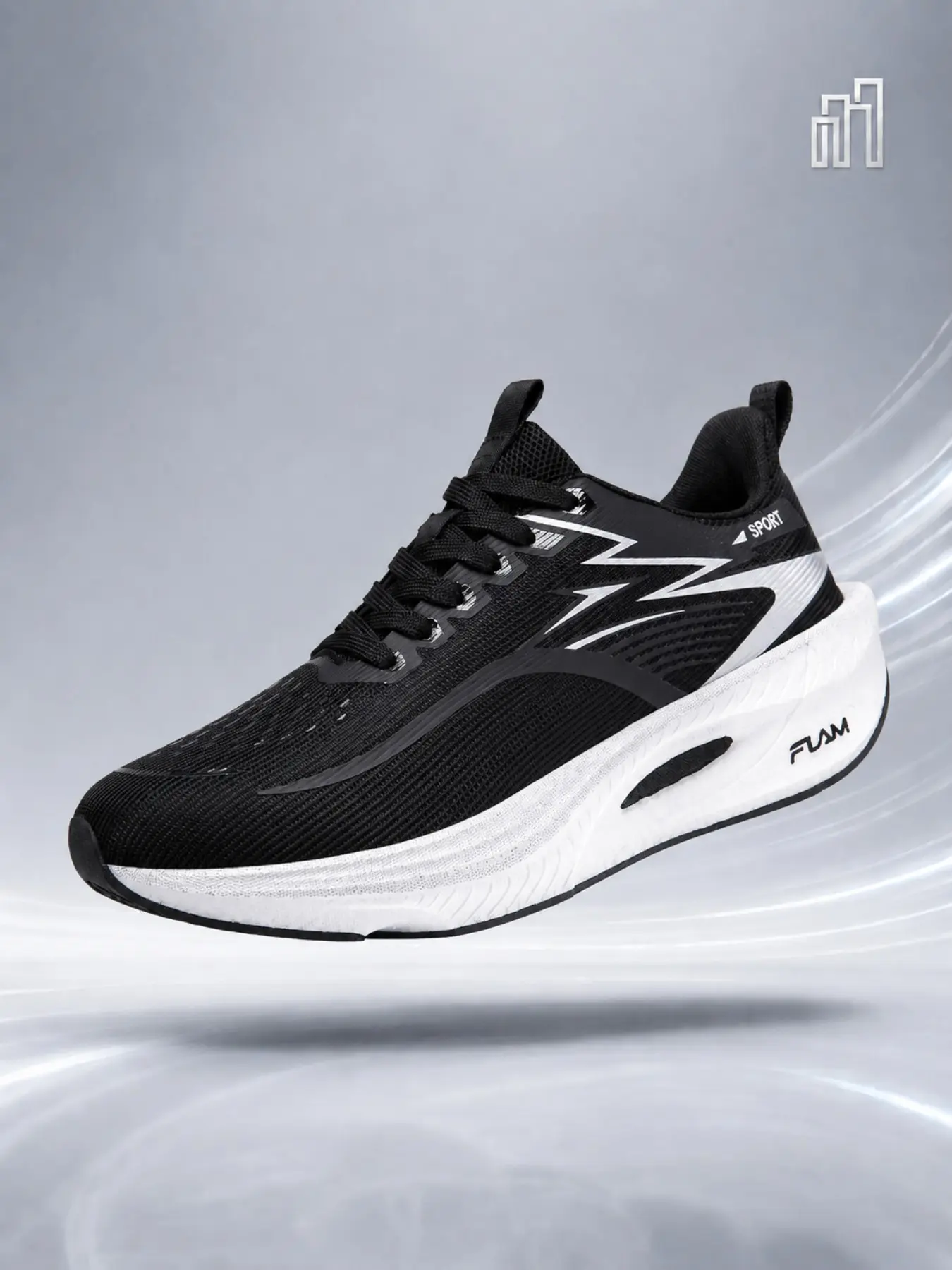 [Dn. Monkeys] Women's Silver Mesh Running Shoes, Lightweight Cushioned Sporty Sneakers, Anti-Slip Durable Outdoor Footwear