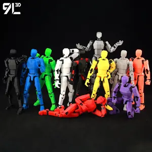 9L3D Lucky13 Toys Figure toys Student Game Birthday Gifts Full Body Movable Desk Decoration Assembly Fun Robot Doll Titan13 Ct
