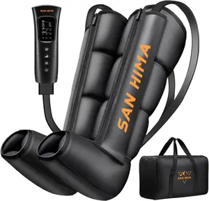 SAN HIMA Recovery Boots M/L Medical-Grade Leg Massager with Air Compression - for Improved Circulation & Pain Relief, Full-Leg Pair for Daily Recovery