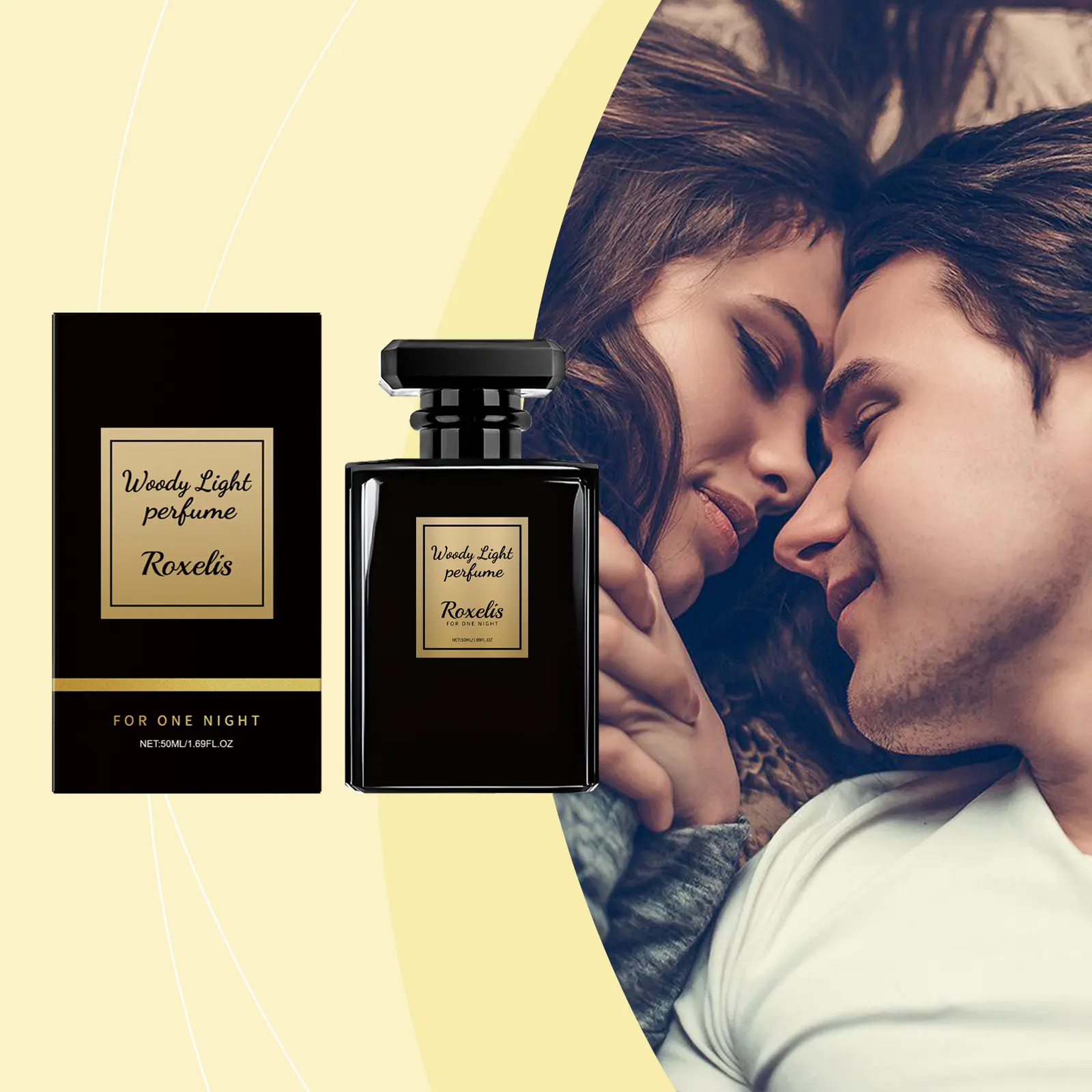 Woody Eau De Parfum, Long-Lasting Aromatic Woody Fragrance for Smelling Good - Unisex Signature Scent with Cedarwood, Coffee & Vanilla, 50 ml, Single Item, Captivating Fragrance, Edp Liquid Perfumes