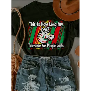 This Is How Long My Tolerance for People Lasts ~ Unisex Apparel Printed In The USA!