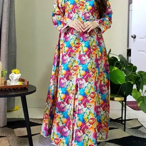 2 piece long mexi in lawn stuff in xl size Summer Womenswear Casual