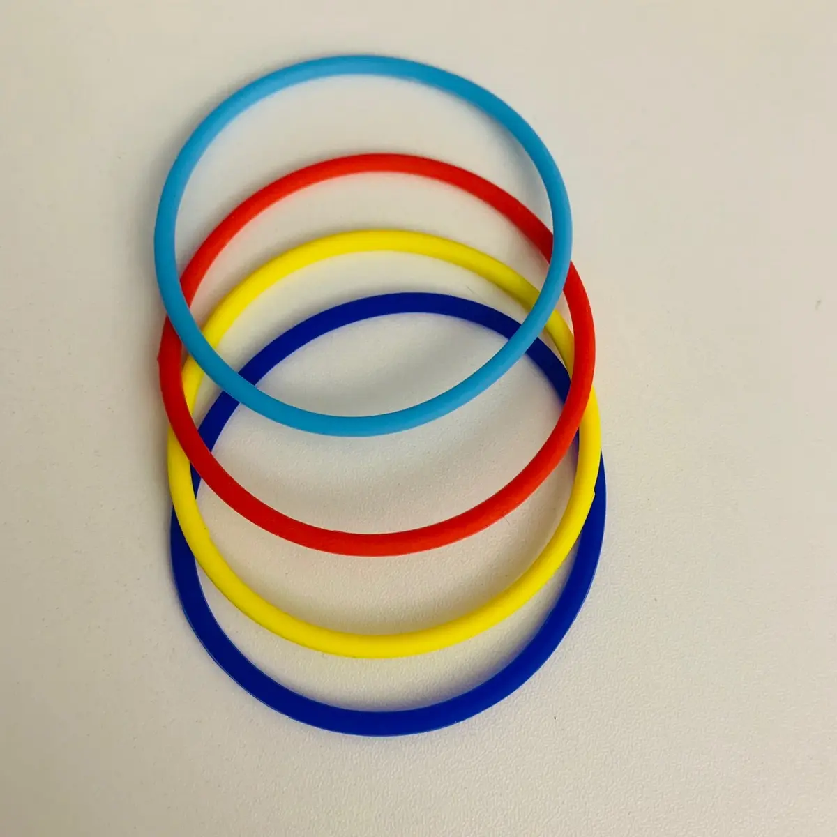 Autism Awareness 4 Piece Silicone Jelly Bracelets