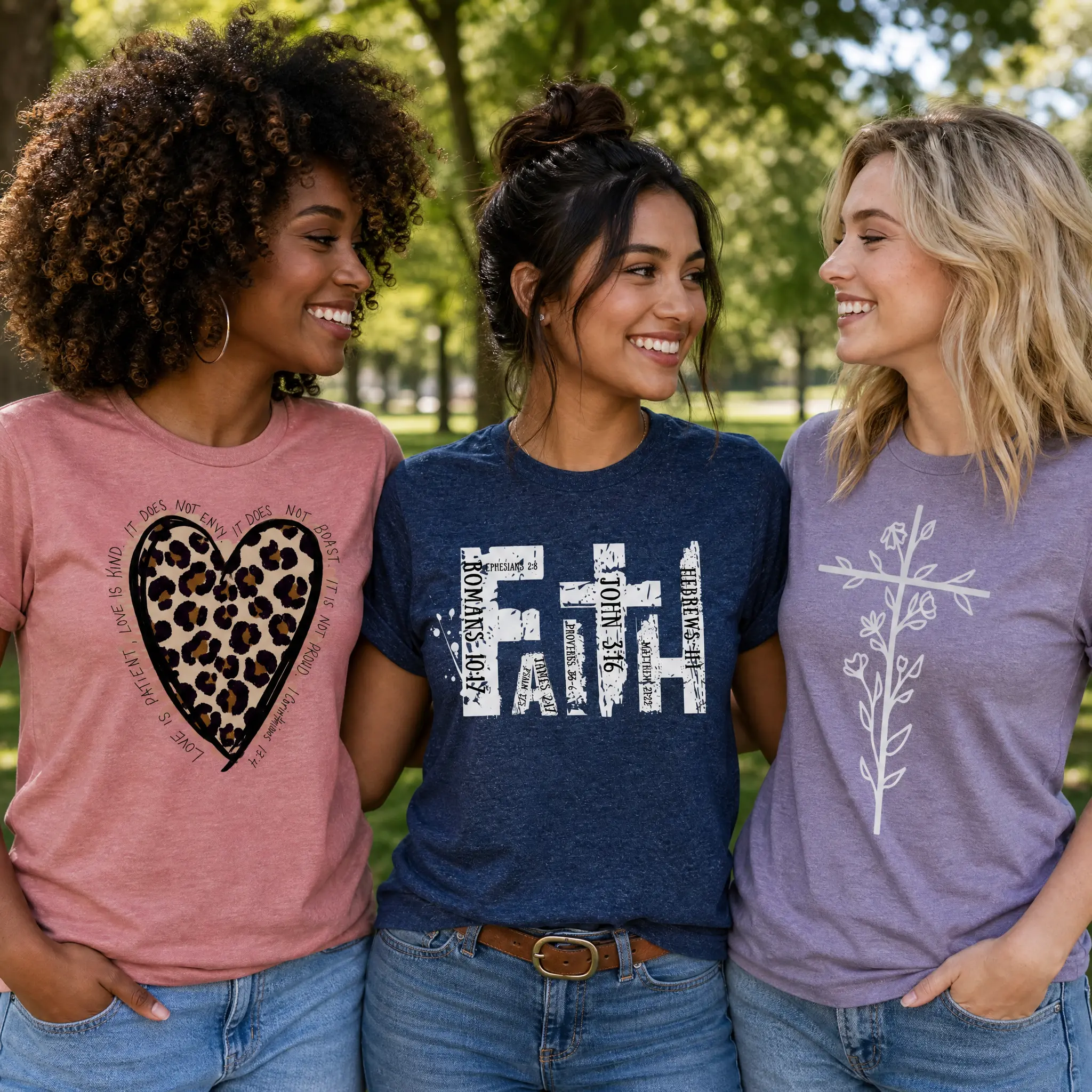 Love in Faith | Christian Tees Womenswear Love in Faith | Christian Tees Womenswear