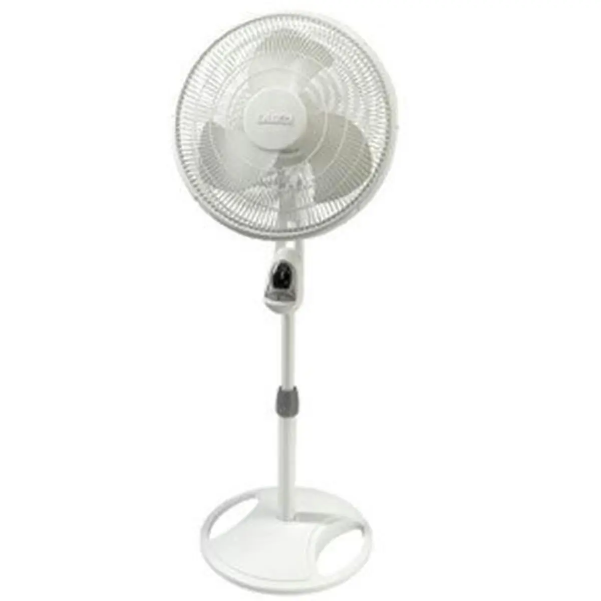 212 MAIN 1646 Portable 16 In Oscillating Pedestal Fan - White, Built-in Remote Control, 3-Gear Adjustable Speed, 360-Degree Swing, Adjustable Angle, for Office Use