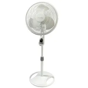 Lasko Products 1646 16 Oscillating Stand Fan Wht