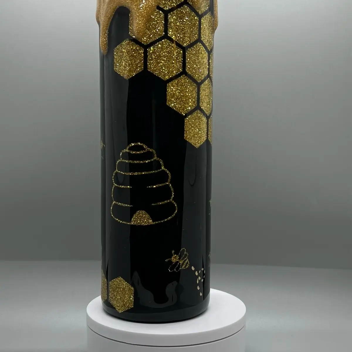 Epoxy Bee Tumbler - Unique Drinking Glass Bottle - Drinkware Cup Mug Bottled Portable Washable Reusable Water Bottles