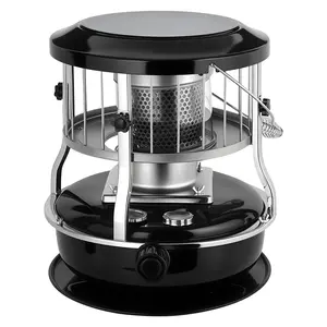 Kerosene Heater, Non-Electric 9000 BTU Kerosene Stove, Portable Indoor Kerosene Radiant Heater for Camping, Hunting, Cooking (Black)