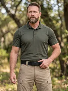 JVFV Authentic Men's Tactical Belt - 2026 Upgraded Buckle Men's Belt, Reinforced Edge Stitching, Flexible Interlocking Buckle, Adjustable Soft Design for Outdoor Jungle Activities, Casual Jeans, Personal Use or Gifting, Buckle Men's Belts