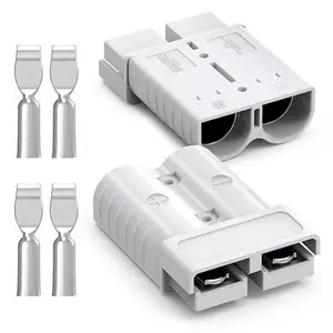 Anderson Connector, 175AMP 1/0AWG Battery Quick Connect/Disconnect Connector Kit 12v-36V Winch Wiring Kit for Cable RV Truck Winch(2 Pack)