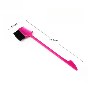 Women's Professional 3-in-1 Double-Sided Edge Brush for Baby Hair Styling (1 PC)