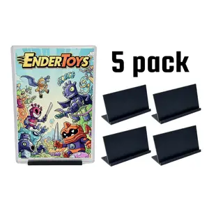 Toploader Comic Stand Holder Displays (5 Pack), Comic Book Collectible Showcase Card Hobby Box Card Sleeve