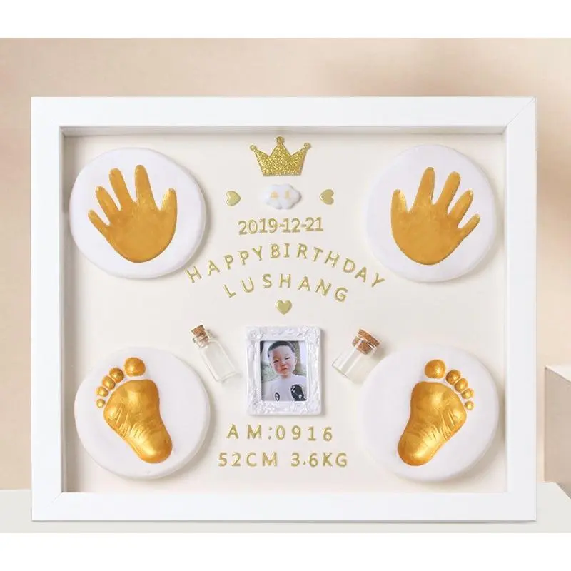 The Sweetest Newborn Gift Ever | Baby Print Clay & Hair Memorial Frame The Sweetest Newborn Gift Ever | Baby Print Clay & Hair Memorial Frame