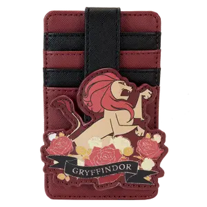 Harry Potter Gryffindor House Floral Tattoo Card Holder