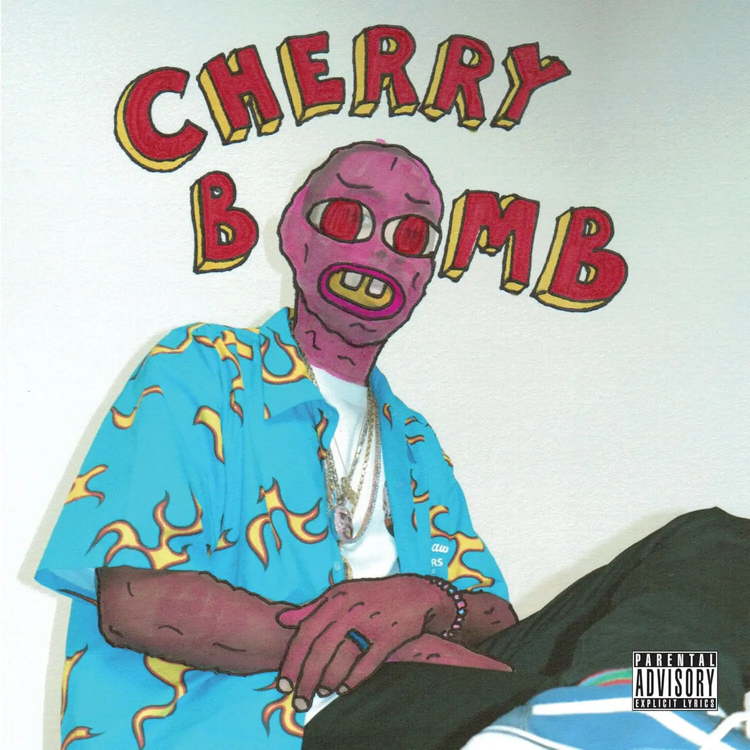 Tyler, The Creator - Cherry  (Mask Cover)  [VINYL RECORD - LP] Explicit, With Booklet, Blue, Clear Vinyl, 140 Gram Vinyl, Alternate Cover