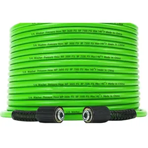 High Pressure Hose, High Quality Replacement Power Wash Hose, 3600 PSI Working Pressure, Compatible with M22 Female Fitting