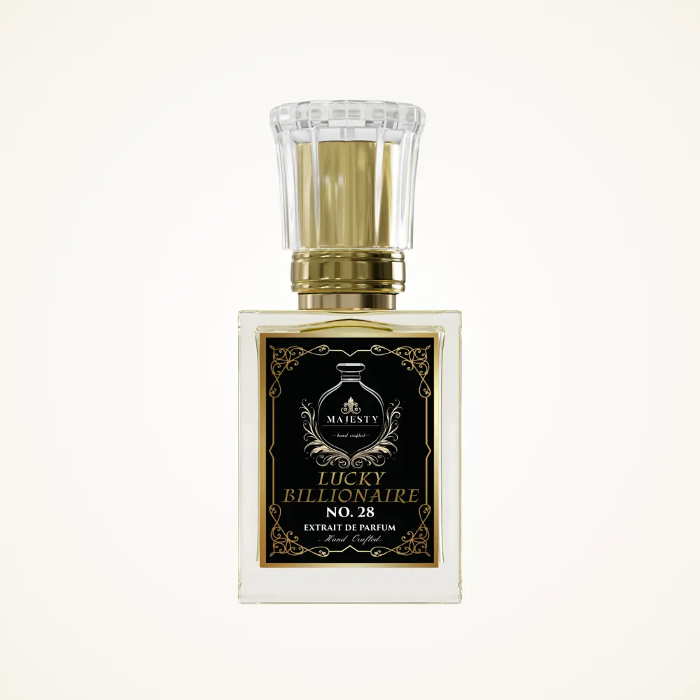 Lucky Billionaire | Mens | Rum, Nutty, Woody, Bergamot, Honey, Citrus | Fragrance Parfum